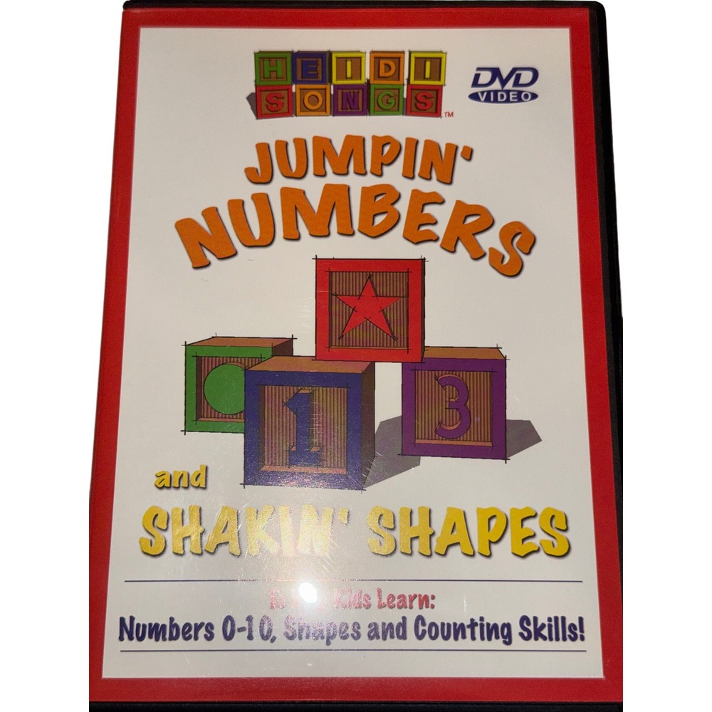 HeidiSongs Jumpin' Numbers and Shakin' Shapes Educational DVD Kids Learning